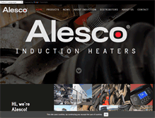 Tablet Screenshot of alesco.se